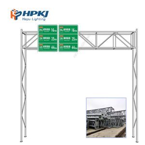 Poteau de signalisation routière de 6 m en acier galvanisé pour extérieur, caméra de surveillance CCTV, éclairage LED pour route, jardin et rue - Product Image 4