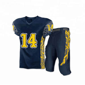 ทีมอเมริกันฟุตบอลที่กําหนดเองสวม OEM อเมริกันฟุตบอลชุดย์การออกแบบโลโก้รูปแบบระเหิด - Product Image 3