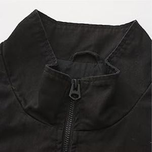 Nouvelle veste vintage en coton pour hommes, fermeture à glissière épaisse de style vintage pour veste d'hiver - Product Image 3