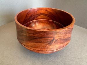 Cuencos de ensalada y cena de madera natural hechos a mano ecológicos, utensilios de cocina al por mayor para servir comida de boda y fiesta - Product Image 2