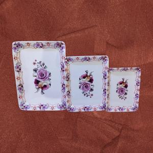 Ensemble de plateaux de service en mélamine avec logo personnalisé en gros plateaux roulants des fabricants plateau de service en mélamine en plastique de qualité supérieure - Product Image 1