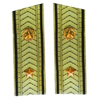 Épaulette de Sergent Ukraine de haute qualité, insigne à coudre pour officiers, en toile brodée de dentelle, avec épingle de sûreté réutilisable
