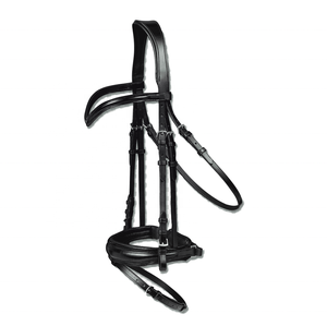 บังเหียนหนังแท้สำหรับขี่ม้าบังเหียนหนังแท้ทนทานสำหรับแข่งม้าบังเหียนหนังแท้ - Product Image 3