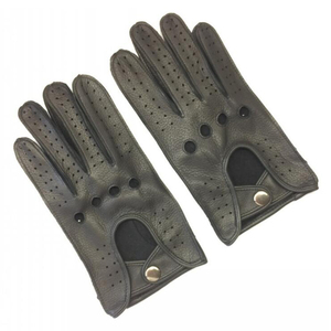 Gants de conduite en cuir pour hommes - Couleur et taille personnalisées, printemps/automne, chauds, compatibles avec les écrans tactiles, usage quotidien et sportif, prix d'usine en vente - Product Image 1