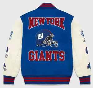 แจ็กเก็ตเบสบอลมหาวิทยาลัยไซส์ใหญ่พิเศษสำหรับผู้ชายเสื้อแจ็กเก็ตเบสบอลปักโลโก้แบบกำหนดเอง - Product Image 5