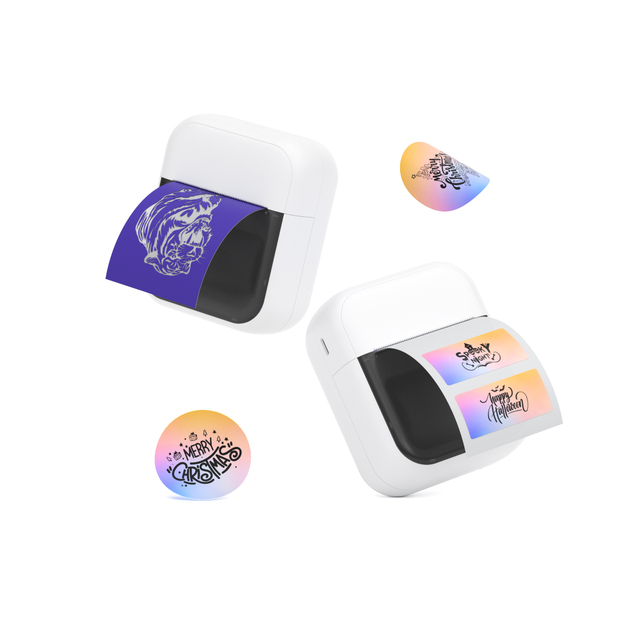 Multifunction Thermal Label Printer Color Sticker Machine for Product Packaging Retail Price Tags Warehouse Inventory Custom