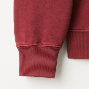 Sweat à capuche lavé à l'acide de haute qualité 100% coton Sweat à capuche zippé lavé à l'acide Sweat à broderie en détresse - Product Image 4