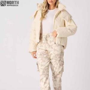 2025 nueva chaqueta acolchada de invierno transpirable para mujer, ropa acolchada de algodón con capucha cálida, chaquetas de invierno delgadas, abrigos para mujer, plumón de pato - Product Image 4
