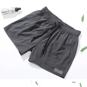 Short de sport en coton et élasthanne pour hommes, avec poche zippée, respirant, Mid Fitness, Gym, Running Active Board - Product Image 2