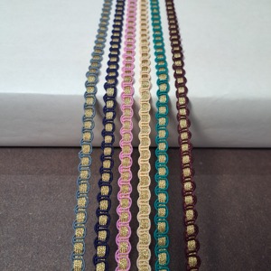 Ribete de Encaje Colorido, Ecológico, Soluble en Agua, de Poliéster/Algodón de Primera Calidad, Nuevo Diseño, Accesorio Decorativo para Prendas - Product Image 1