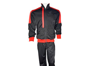 Survêtement décontracté à capuche au design premium, coupe régulière, respirant, en polyester/coton, vêtements de sport pour hommes - Product Image 5