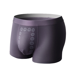 Calzoncillos bóxer clásicos transpirables de secado rápido para hombre, ropa interior cómoda con cintura con logotipo personalizado, venta directa de fábrica - Product Image 3