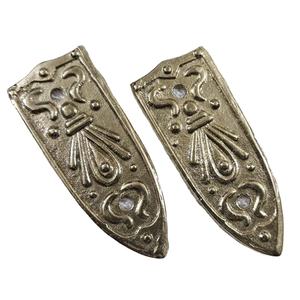 Hebilla de cinturón de latón medieval Extremo de cinturón Leon Amplio 1500 2017 - Product Image 1