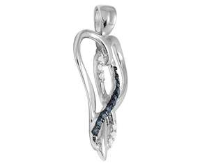 925 argent creux en forme de coeur symbole de l'infini personnalisé S925 en argent Sterling avec pendentif Moissanite pour cadeau femme - Product Image 3