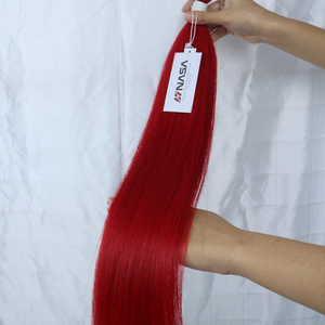 Prix de gros en vrac 100 extensions de cheveux gRemy Double noyer 30 pouces style de vague naturelle avec des couleurs sombres - Product Image 3