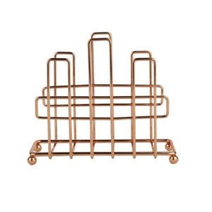 Servilletero de hierro sólido Accesorio de mesa con recubrimiento de polvo blanco Perfecto para mesa de comedor Cocina y Decoración elegante - Product Image 3