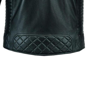 Street Style Fashion Pure <b>Leather</b> <b>Jacket</b> For <b>Men</b> - Product Image 3