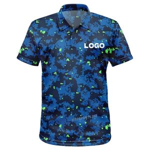 Polos de Corte Regular para Hombre con Impresión Digital, Polos Sublimados, Camisetas de Golf, Ropa Deportiva - Product Image 6