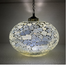 Lampes en verre mosaïque sur mesure, lampes de table et lanternes idéales pour les magasins de décoration de la maison en plusieurs couleurs. - Product Image 5
