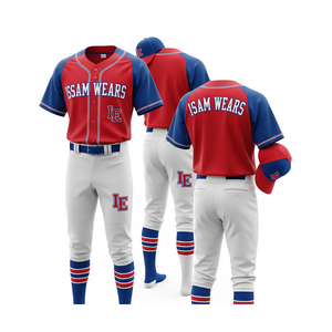 Personnalisable Slim Fit Quick Dry Respirant Col en V Baseball & Softball Équipe Uniforme 100% Polyester Haute Qualité - Product Image 1