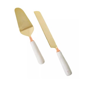 Juego de cubiertos de acero inoxidable, cuchillo, esparcidor de mantequilla, cubiertos para servir queso, para Hotel, boda, mesa, comida, servicio premium - Product Image 6