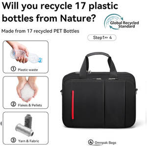Sac pour ordinateur portable de haute qualité à logo personnalisé, logo personnalisé imprimé, sangle solide, sacs pour ordinateur portable à logo personnalisé - Product Image 2