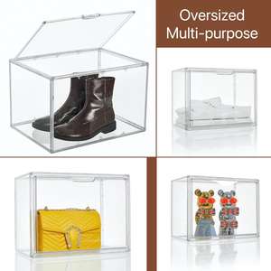 ที่เก็บรองเท้าพลาสติก PET ทรงสี่เหลี่ยมผืนผ้าใสมีโลโก้ตามสั่งจากเวียดนามเป็นมิตรต่อสิ่งแวดล้อม - Product Image 5