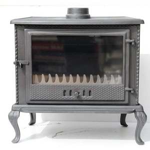 Estufa de Leña DORELLO SOBA Modelo MF107 en Negro Mate, Fabricada con Tecnología Plasma-Cast, Diseño Chino y Construcción de Hierro Fundido - Product Image 2