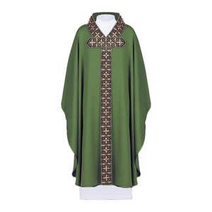 Thobe/Thawb de célébrant catholique unisexe, couleur personnalisée 2025, robe de chasuble respirante, longueur cheville, élégante pour la messe - Product Image 3