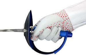 Gants de clôture lavables professionnels avec particules de silicone antidérapantes rembourrées pour les amateurs d'épée en feuille - Product Image 5