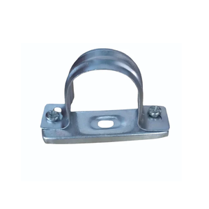 แคลมป์ยึดท่อแบบซัลเดิล GI ชุบสังกะสี สำหรับท่อ HDPE แคลมป์ซัลเดิลคู่ แคลมป์ซัลเดิล GI จากผู้ผลิตในอินเดียโดยตรง - Product Image 1