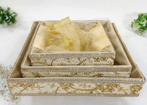 ตะกร้าใส่ของชำร่วยอเนกประสงค์ถาดใส่ของชำร่วยงานแต่งงานชุดละ3ชุด - Product Image 2