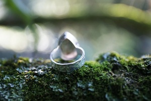 Bague en labradorite bleue naturelle, argent sterling 925, pierre précieuse labradorite faite à la main, bijoux pour femmes, bague de mariage, cadeau pour femmes - Product Image 3