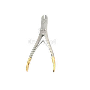 Fórceps de corte de huesos de acero inoxidable Manual Premium para cirujanos ortopédicos y veterinarios Instrumento de corte de huesos afilados - Product Image 3