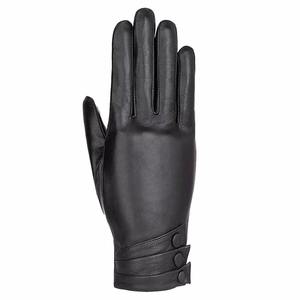 Gants longs d'hiver fantaisie de haute qualité, en cuir de vachette, doublure entièrement polaire, écran tactile extérieur - Product Image 3