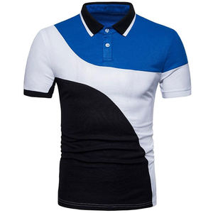 Polo de manga corta con diseño personalizado de marca propia para hombre, camiseta de polo de golf de secado rápido de poliéster para hombre, camisetas - Product Image 4