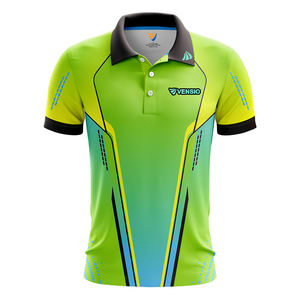 ชุดเสื้อเจอร์ซีย์พิมพ์ลายสปอร์ตสำหรับผู้ชายเสื้อโปโลพร้อมชุดเครื่องแบบทีมผ้าถักโลโก้ออกแบบได้ตามต้องการ - Product Image 1