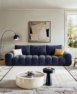 Sofá Multiusos Moderno y Lujoso Cloud Comfort, Estructura de Madera de Alerce Duradera, Construcción Reforzada con Resortes, para Sala de Estar - Product Image 1