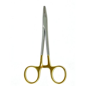 Controlador de soporte de aguja Mayo Hegar alemán Premium, controlador de aguja de acero inoxidable de grado quirúrgico de 5 pulgadas, instrumentos médicos dentales - Product Image 2