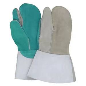Gants de sécurité en cuir de vachette de qualité supérieure avec isolation thermique et mitaines résistantes aux hautes températures - Product Image 4