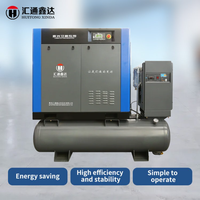 Compresseur d'air industriel électrique à vis rotatif 200 L 300 L 400 L 500 L avec sécheur d'air intégré 4-en-1