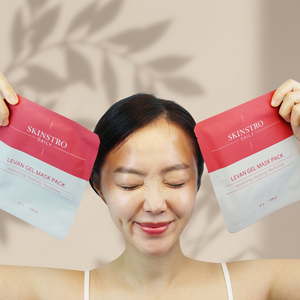 SKINSTRO Masque Hydrogel Coréen Testé Dermatologiquement – Lot de 4 Pièces, Parfum Floral Doux pour Hydratation, Apaisement et Régénération Cutanée - Product Image 1