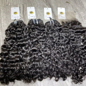 Perruque frisée 13x4 Lace Front Human Hair from Donors Machine Weft Kinky Afro Style in Spring Colors Vente en gros - Product Image 1