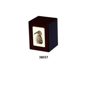 Gran Venta de marco de fotos de conejo, urna para adultos de cremación de madera Natural para cenizas humanas con bolsa de terciopelo gratis - Product Image 4