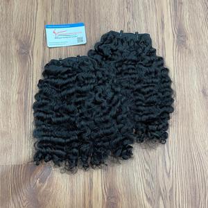Paquet d'extension de cheveux vietnamiens Fuzz Curl à la vapeur Trame Extensions de cheveux N ° 1 Fournisseur Aucune perte de cheveux en stock Prêt à expédier - Product Image 3