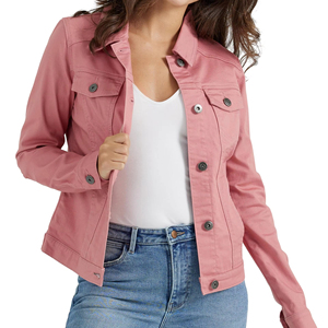 Veste bomber en jean matelassée décontractée pour femme, coupe ample, respirante, verte, longueur standard, manches longues, streetwear tendance - Product Image 1