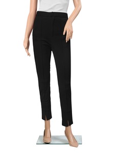 Pantalons et pantalons pour femmes à tricoter Black Direct Factory Supply pour une utilisation régulière disponibles au meilleur prix chez Indian Boutique - Product Image 6