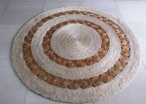 ผ้าปอกระเจาธรรมชาติถักด้วยมือพรม kilim สี่เหลี่ยมผืนผ้าลายดอกไม้เป็นมิตรกับสิ่งแวดล้อมมีสไตล์คุณภาพสูงปรับแต่งได้ - Product Image 3