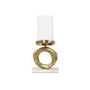 Centre de table de Noël décoratif, porte-bougie en métal artisanal, base en marbre, design moderne, logo personnalisable, emballage en gros - Product Image 1