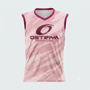 Camiseta sin mangas de punto con cuello en V para hombre, sublimación, fitness, culturismo, secado rápido, antiencogimiento, transpirable, corte regular - Product Image 4